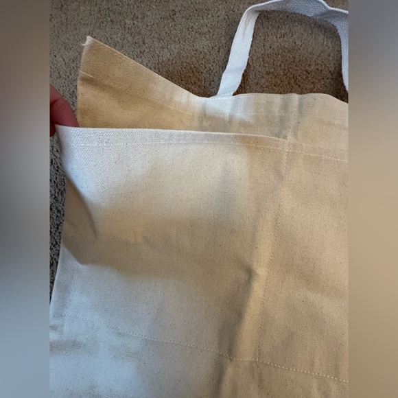 Handmade Large Canvas Yoga Metal Rock Band Inspired Tote Bag Large NEW - Picture 5 of 12